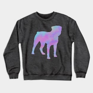 Rainbow Pastel Rottweiler Crewneck Sweatshirt